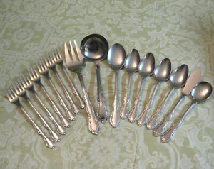 16 Northland Oneida SIROCCO Cocktail Serviergabeln Teelöffel Schöpfkelle Zucker Butter - Bild 1 von 4