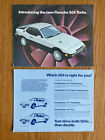 Porsche 924 S Verkauf Broschüre Original Promotion Broschüren Autohaus