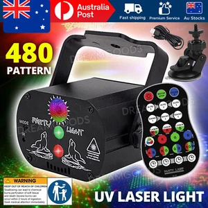 Party Lights Disco Ball Light LED RGB Stage Lighting Strobe Lamp Laser Projector - Picture 1 of 11
