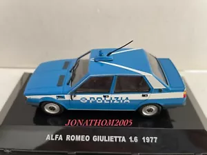 ALFA ROMEO GIULIETTA 1.6 POLICÍA ITALIA 1977 A 1/43° - Imagen 1 de 3