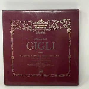 Beniamino Gigli HISTORICAL ARCHIVES II Songs and Ballads 11 Records LP EMI Italy - Picture 1 of 6