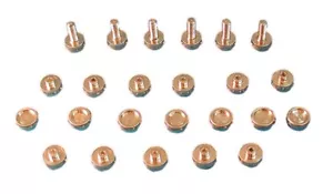 55 56 57 Chevy Convertible Top Boot Snaps, Pinchwelt Snap Kit 1955 1956 1957 New - Bild 1 von 3