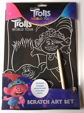 Troll SCRATCH ART SET Fun. World Tour Serie. Craft Spaß Spielen