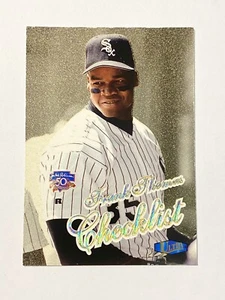 1998 Fleer Ultra FRANK THOMAS Checklist #249G Gold Medallion Edition White Sox - Picture 1 of 2