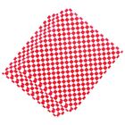 100 Pcs Checkered  Candy Basket Liner Food Wrap ,  Repellent,1101