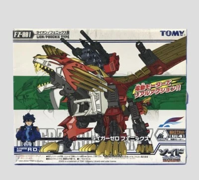 TOMY ZOIDS FZ-001 LIGERZERO PHOENIX León Fénix Tipo Kit Desmontado Nuevo en Caja Foto 1 de 4