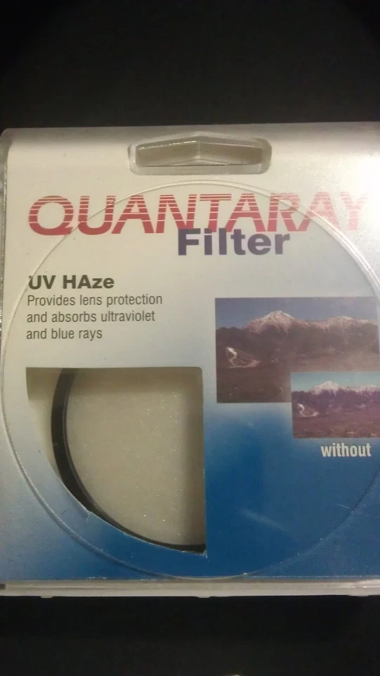 New 62 mm filter Quantaray UV Haze (241662204) 62 mm Filter Free shipping - Image 1 of 1
