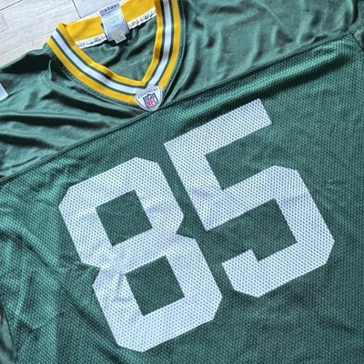 Green Bay Packers NFL Equipment Greg Jennings #85 Reebok Men’s 2XL Jersey - Image 1 of 4