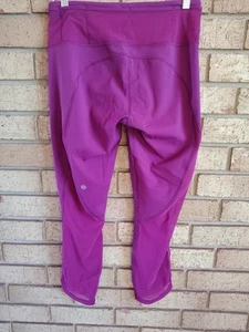 Lululemon Magenta Breathable Leggings 10 - Picture 1 of 8