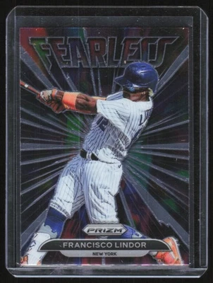2022 Panini Prizm Fearless Francisco Lindor New York Mets #FL-13 - Image 1 of 2