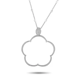 Pasquale Bruni 18K White Gold 0.70ct Diamond Necklace PB27-050225 - Imagen 1 de 4