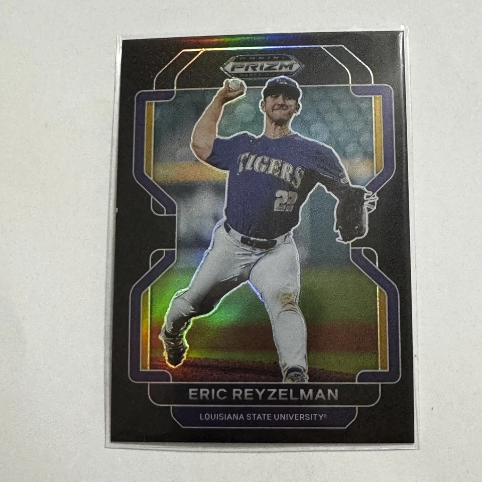 2022 Panini Prizm Draft Picks #PDP160 Eric Reyzelman Black - Image 1 of 1
