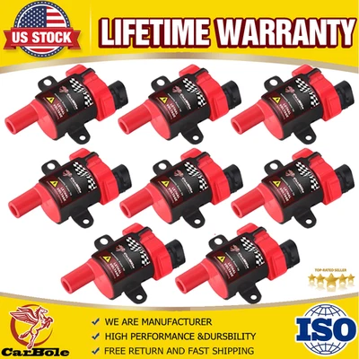 Set of 8 Ignition Coils for 2000-2005 GMC Yukon XL 1500 2500 5.3L 6.0L V8 UF262 - Image 1 of 4