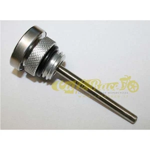 Termometro olio motore cromato / fondo bianco per Honda caferace vintage - Imagen 1 de 4