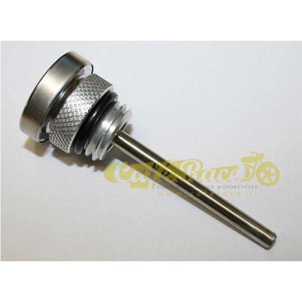 Termometro olio motore cromato / fondo bianco per Honda caferace vintage - Imagen 1 de 4