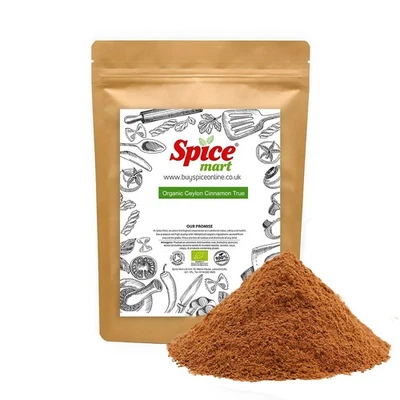 ORGANIC Ceylon Cinnamon True Powder Premium Quality Free P&P S A Certified - Image 1 of 4