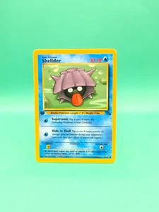 Shellder 1. Edition Fossil Nm 54/62 Common WOTC Vintage Pokemon LP - Bild 1 von 2