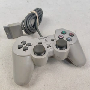 Sony PlayStation 1 PS1 SCPH-1200 OEM Dual Shock Analog Controller - Untested - Picture 1 of 5