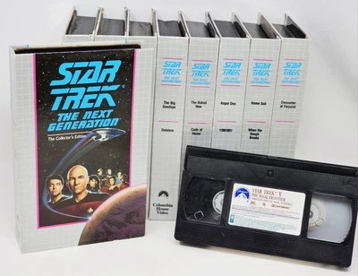 Star Trek The Next Generation Collector's Edition VHS Lot No Duplicate w/ Extra - Image 1 of 4