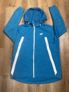 Giacca Nike Uomo XL Blu Full Zip Tech Fleece Running Allenamento - Foto 1 di 7