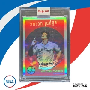 2021 Topps Project70 Aaron Judge Rainbow Foil /70 1959 #730 New York Yankees - Picture 1 of 10