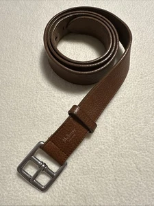 Cintura in vera pelle marrone gelso. Taglia 34/85 - Foto 1 di 12