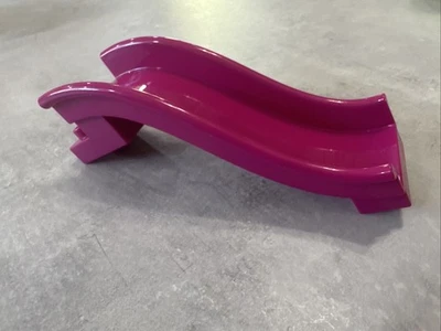 LEGO Duplo pieza de repuesto magenta diapositiva recta con dos pernos en el extremo superior (x1) Foto 1 de 4