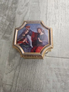 The Glorious Mysteries Rosary Trinket Box The Vatican Museum The Franklin Mint - Picture 1 of 9