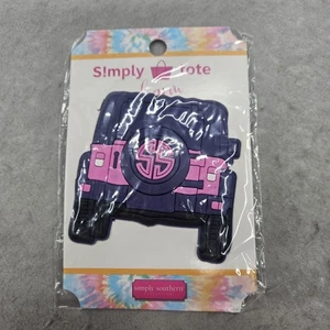 SIMPLY SOUTHERN TOTE BAG & BOGG BAG CHARM - JEEP NWT - Picture 1 of 4