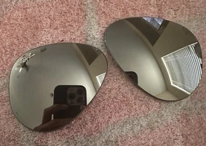 Ray Ban RB3025 55mm Silber Spiegel Echtglas Ersatzgläser - Bild 1 von 6