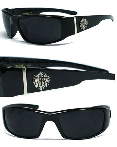 Nuevas gafas de sol Choppers Bikers para hombre - logotipo de fuego C38 Foto 1 de 1