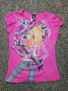 Y2k Hanna Montana Tshirt sz 6 - Picture 1 of 3
