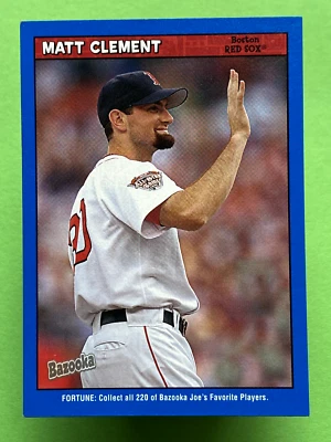 Topps Bazooka Blue Fortune 2006 Matt Clement #196 Foto 1 de 2