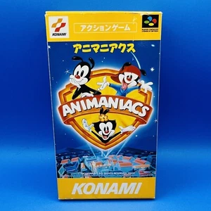 ◇764 Animaniacs Nintendo Super Famicom Juego Japonés Suave Probado Funcionando Usado - Imagen 1 de 8