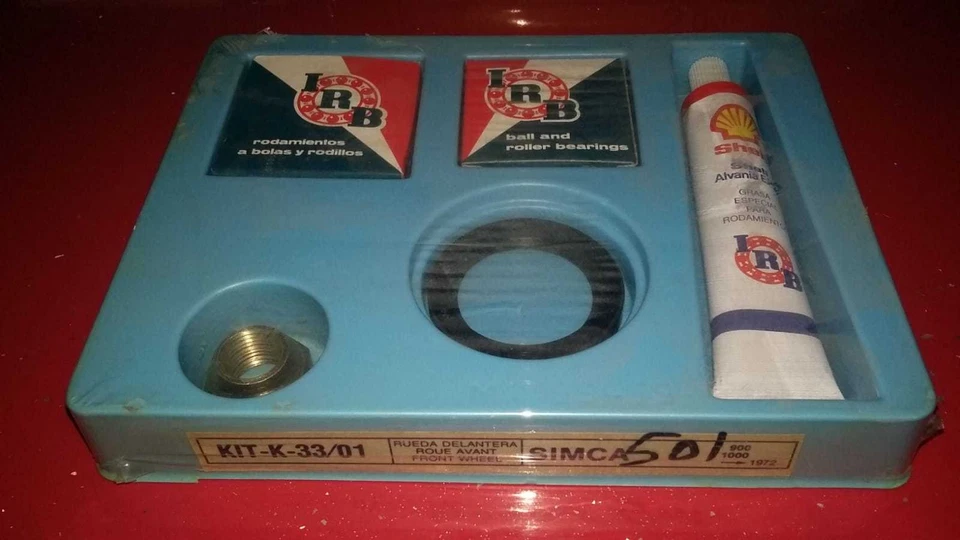 FRONT WHEEL BEARING KIT FOR SIMCA 900-1000, IRB BRAND K-33/01. NEW - Image 1 of 1