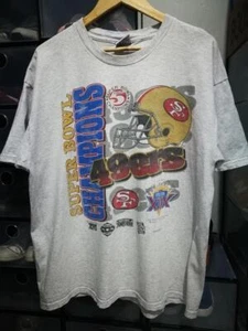 Retro 49ers Super Bowl Shirt NFL Football San Francisco 49ers T shirt NH6901 - Picture 1 of 2