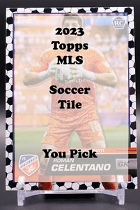 2023 Topps MLS Soccer Tile - You Pick - Picture 1 of 59