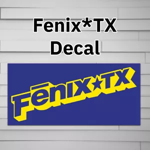 Fenix*TX Aufkleber (Vinyl für Auto Laptop Fensterbecher Wasserflasche) Punk Rock Pop - Bild 1 von 5
