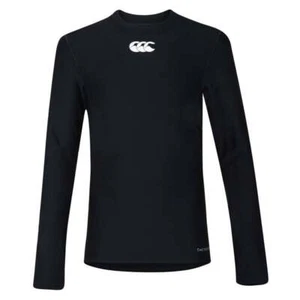 Canterbury Canterbury Thermoreg Long Sleeve Kids Baselayer Top - Black - Picture 1 of 3