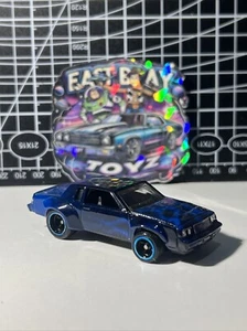 Hot Wheels '87 Buick Regal GNX CUSTOM WIDE BODY / ECHTE RIDERS / LACK / DISPLAY - Bild 1 von 12