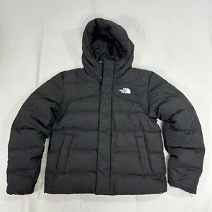 NWT Men's North Face Baltic Hoodie Insulated 600-Down Puffer Jacket Black S J6 - Picture 1 of 8