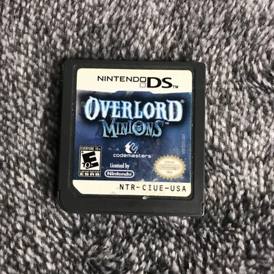 Cartucho de juego Overlord Minions Nintendo DS PROBADO auténtico Foto 1 de 3
