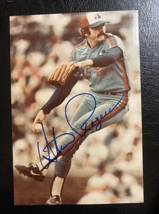 MLB Montreal Expos Steve Rogers-P 1984 Signed Autograph Photo; 5x All-Star - Picture 1 of 10