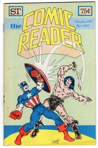 g TCR The Comic Reader #150 Nov 1977 Captain America vs Conan Vintage FANZINE - Bild 1 von 2