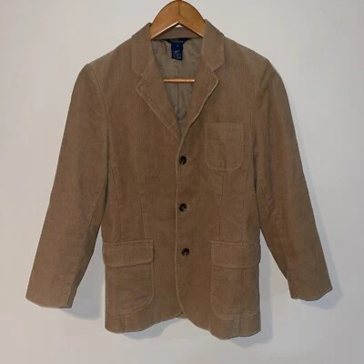 Blazer Polo By Ralph Lauren Mujer Pana Marrón Tostado Forrado Talla 12 Manga Larga Foto 1 de 4