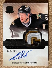 2011-12 Upper Deck The Cup Rookie Patch Car #165 - Tomas Vincour /249 (Stars)