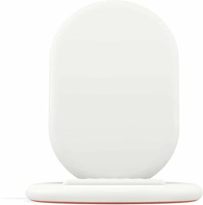 Google Stand Wireless Qi Charger, Fast Charging for iPhone 12/11/SE (White) - Image 1 of 4