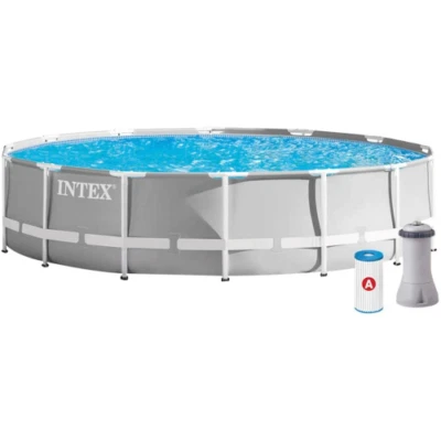 Intex 26720 Schwimmbadstruktur Rond Point CM 427x107 mit Rahmen,... - Bild 1 von 4