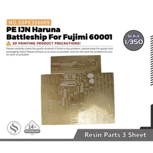 Modelo SSMODEL 1/350 mejoras PE IJN Haruna acorazado para Fujimi 60001 - Imagen 1 de 5