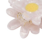 (White Daisies)Hair Claw Clips Elegant Flower Shape Hair Clip Styling Tool SLS